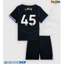 Maglie da calcio Chelsea Romeo Lavia #45 Terza Maglia Bambino 2025-26 Manica Corta (+ Pantaloni corti)